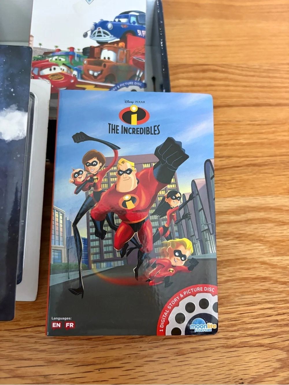 Moonlite Projector with Disney Pixar Story Reels - Blue